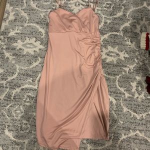 COPY - pink, champagne, rose colour dress barely worn